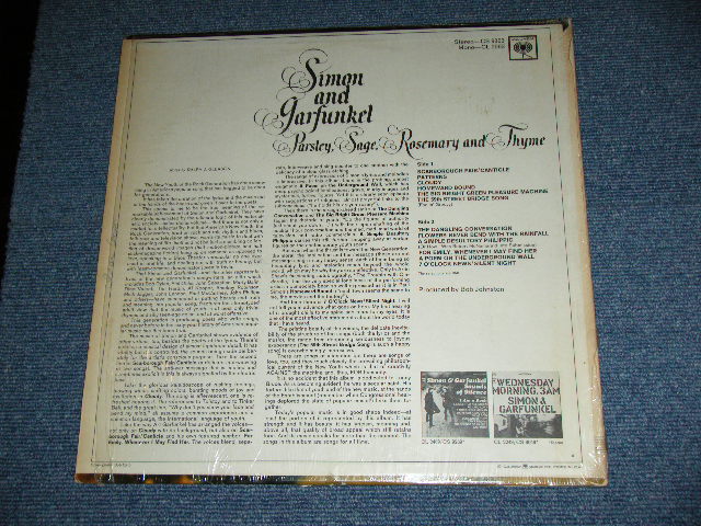 画像: SIMON & GARFUNKEL - PARSLEY, SAGE,ROSEMARY And THYME ( Matrix Number : A) XLP 114872-1B/XLP 147872-1J : Ex+++/Ex+ ) / 1966 US ORIGINAL "360 SOUND Label"  MONO Used LP