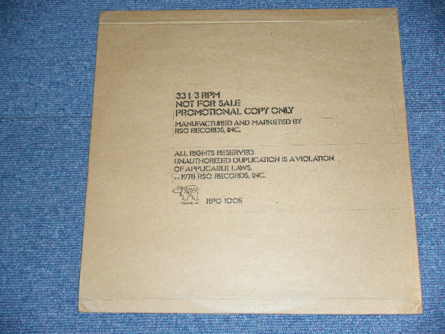 画像: ERIC CLAPTON - PROMISES  ( Promo Only 12" inch ) / 1978 US ORIGINAL PROMO Only 12" inch Single