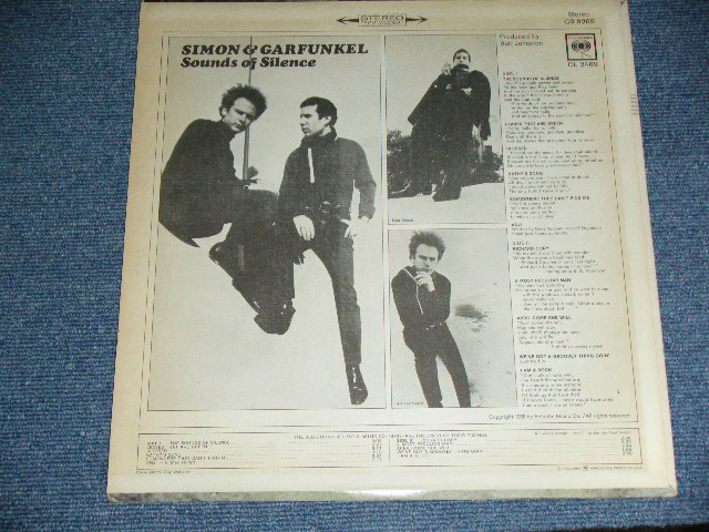 画像: SIMON & GARFUNKEL - SOUNDS OF SILENCE ( Matrix Number : A) XSM 112380-1C/XSM 112381-1F : Ex++/MINT- ) / 1966 US 2nd Press Back Jacket With "360 SOUND Label"  STEREO Used LP