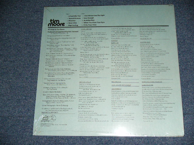 画像: TIM MOORE - TIM MOORE  / 1974 US ORIGINAL 1st PRESS  Brand New SEALED LP