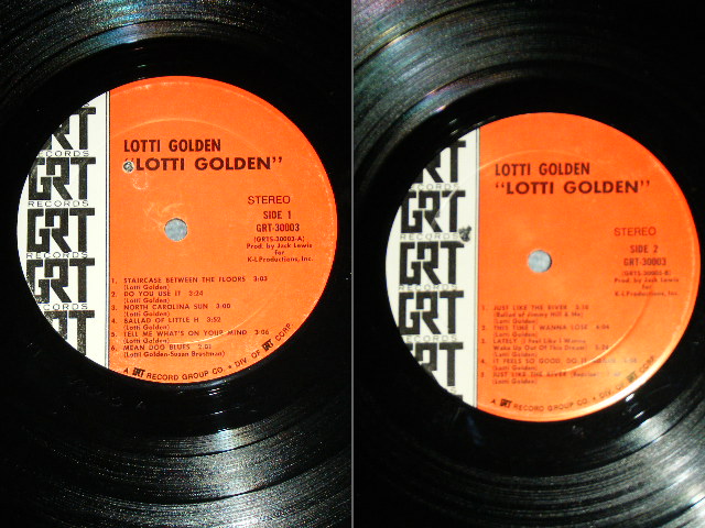 画像: LOTTI GOLDEN - LOTTI GOLDEN / 1971 US ORIGINAL Used LP