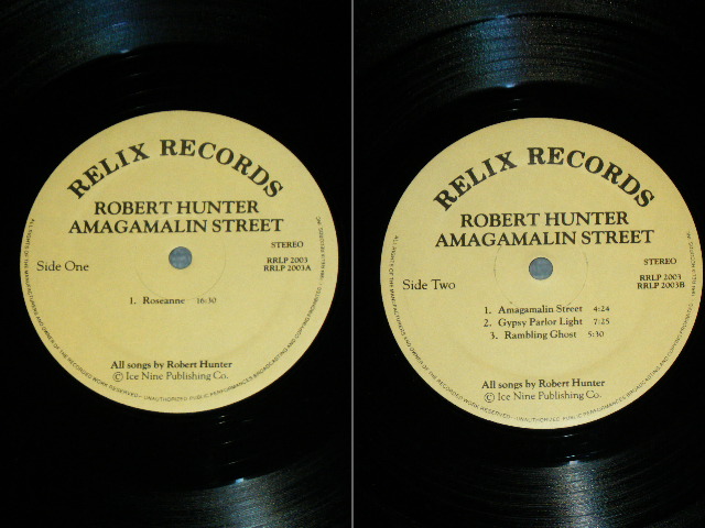 画像: ROBERT HUNTER of GRATEFUL DEAD  -  AMAGAMALIN ST  / 1984 US ORIGINAL Used 2-LP 