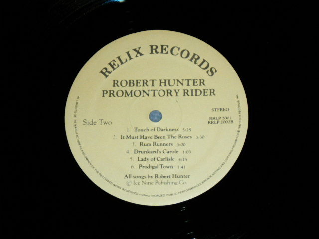 画像: ROBERT HUNTER of GRATEFUL DEAD  -  PROMONTORY  / 1982 US ORIGINAL Used LP 