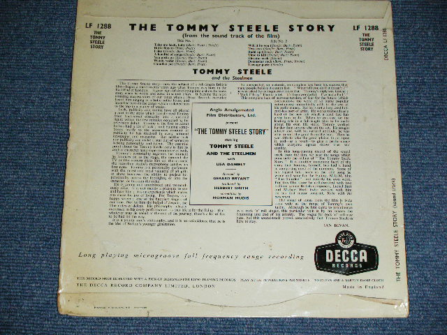 画像: TOMMY STEELE - THE TOMMY STEELE STORY / 1957 UK ORIGINAL Used 10"LP