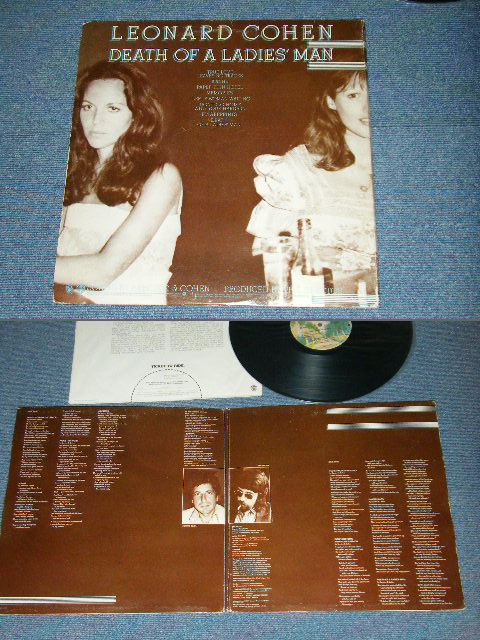 画像: LEONARD COHEN - DEATH OF A LADIE'S MAN ( Ex/Ex+++ ) /  1977 US ORIGINAL PROMO Used LP