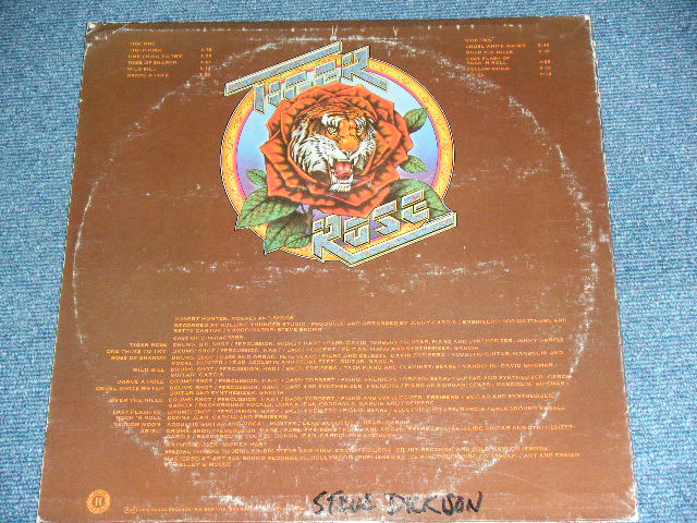 画像: ROBERT HUNTER With GERRY GARCIA of GRATEFUL DEAD -  TIGER ROSE / 1975 US ORIGINAL Used LP 