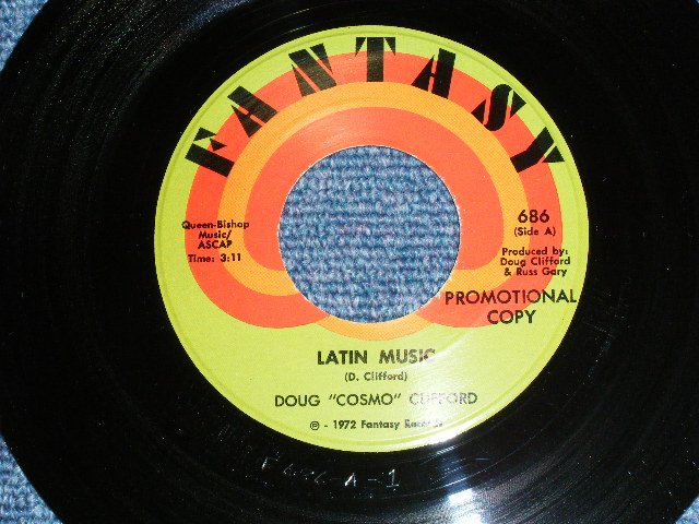 画像: DOUG COSMO CLIFFORS of CCR / CREEDENCE CLEARWATER REVIVAL - LATIN MUSIC / TAKE A TRAIN  / 1972  US ORIGINAL PROMO Used 7"SINGLE + PICTURE SLEEVE 