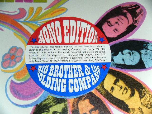 画像: BIG BROTHER & THE HOLDING COMPANY ( With JANIS JOPLIN ) - BIG BROTHER & THE HOLDING COMPANY ( MONO Edition )  / 2008 US REISSUE  Brand New SEALED LP