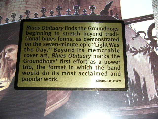 画像: GROUNDHOGS - BLUE OBITUARY  / 2009 US REISSUE Brand New SEALED LP 