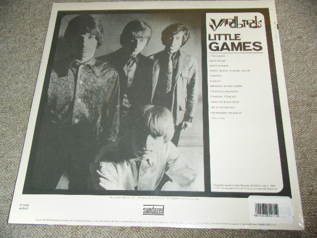 画像: THE YARDBIRDS ( With JIMMY PAGE ) - LITTLE GAMES  ( MONO EDITION )  / 2011 US REISSUE 180 Gram Heavy Weight Brand New SEALED LP