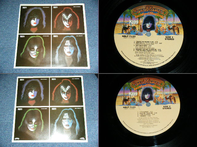 画像: PAUL STANLEY  - KISS  ( Ex++/Ex+++ ) / 1978 US ORIGINAL Used  LP  With Original POSTER & INNER SLEEVE