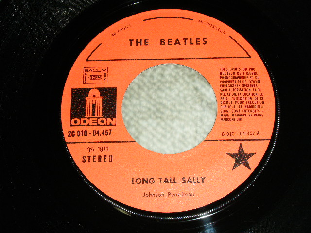 画像: THE BEATLES - LONG TALL SALLY  / 1976 FRANCE Rissue Brand New DEAD STOCK 7" Single