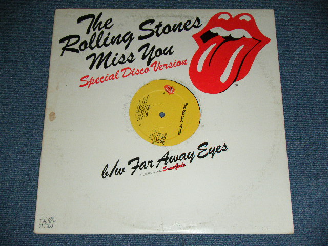 画像: The ROLLING STONES -  MISS YOU  / 1978  US AMERICA  ORIGINAL Used 12" Single 