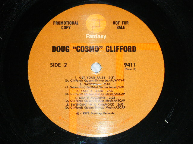 画像: DOUG "COSMO" CLIFFORD ( of CCR  CREEDENCE CLEARWATER REVIVAL) -  DOUG "COSMO" CLIFFORD  / 1972 US ORIGINAL Used LP 