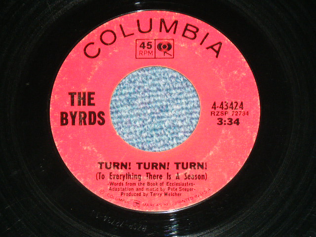 画像1: THE BYRDS - TURN! TURN! TURN! ( Ex++/Ex++ ) Produced by TERRY MELCHER /  1965 US ORIGINAL Used  7"Single 