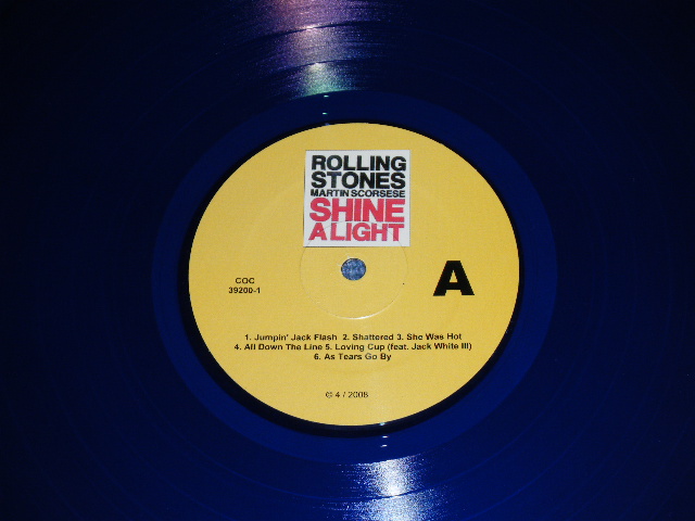 画像: The ROLLING STONES - SHINE A LIGHT / EUROPE ORIGINAL LIMITED Press BLUE WAX Vinyl Brand New 2 LP's 