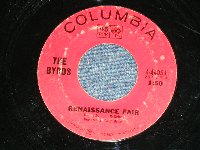 画像: THE BYRDS - MY BACK PAGES ( Ex++/Ex+ )  Produced by GARY USHER  / 1967 US AMERICA  ORIGINAL Used  7" Single 