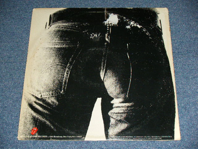 画像: The ROLLING STONES - STICKY FINGERS ( VG/Ex ) / 1971 US AMERICA  ORIGINAL "ZIPPER COVER" Used LP 