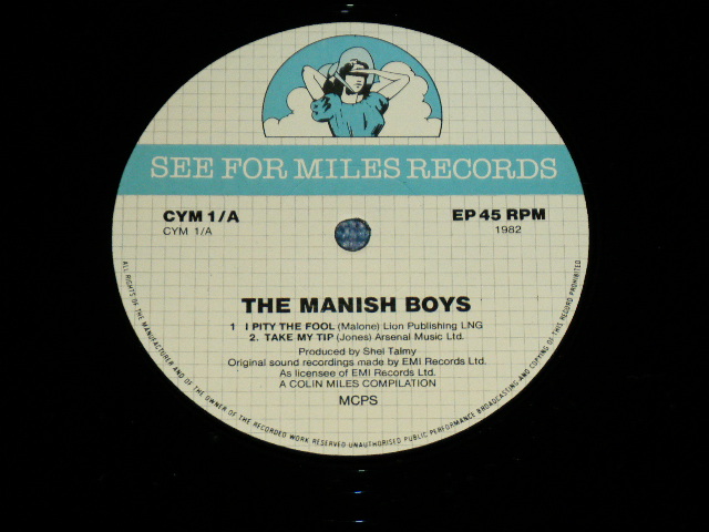 画像: The MANISH BOYS/DAVY JONES & The LOWER 3rd - The MANISH BOYS/DAVY JONES & The LOWER 3rd  / 1982 UK ENGLAND Used 10" inch LP 