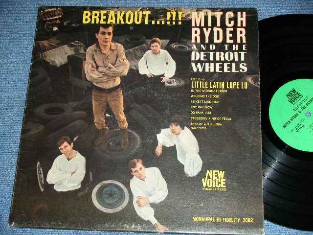 画像1: MITCH RYDER and the DETROIT WHEELS - BREAKOUT...!!! ( Without "DEVIL WITH A BLUE DRESS ON/GOOD GOLLY MISS MOLLY" / 1966 US AMERICA ORIGINAL MONO Used LP 