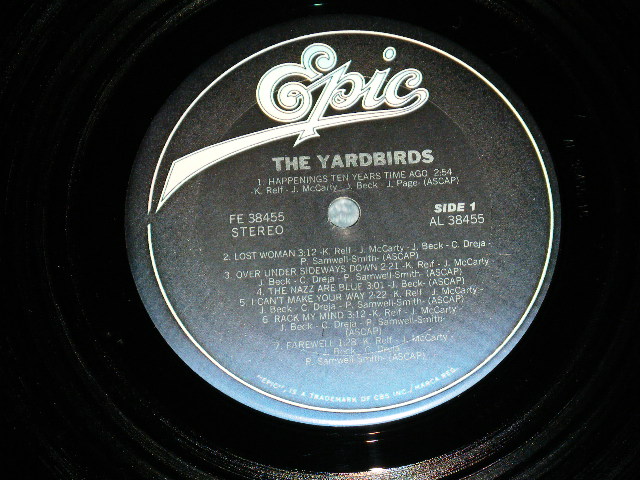 画像: The YARDBIRDS - ROGER THE ENGINEER (Ex+/Ex+++ EDSP)  / 1983 US AMERICA  Reissue Used LP 