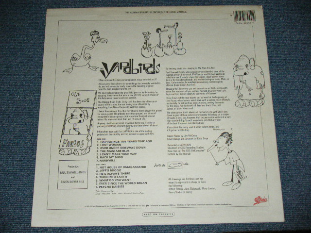 画像: The YARDBIRDS - ROGER THE ENGINEER (Ex+/Ex+++ EDSP)  / 1983 US AMERICA  Reissue Used LP 