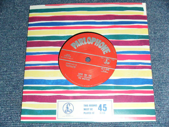 画像1: THE BEATLES - LOVE ME DO & P.S.I LOVE YOU / 2012 UK ENGLAND Reissue Brand New 7"45 