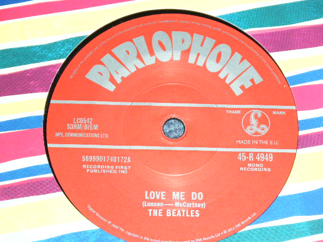 THE BEATLES - LOVE ME DO & P.S.I LOVE YOU / 2012 UK ENGLAND