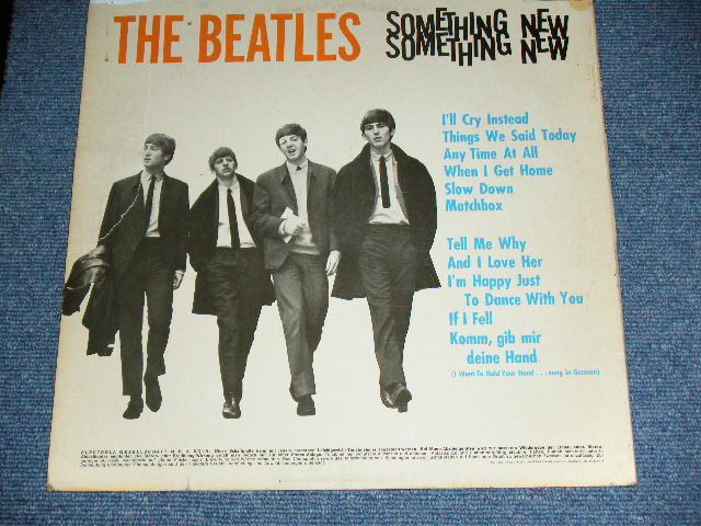 画像: THE BEATLES - SOMETHING NEW ( Ex+,VG++/Ex+++,MINT-)    / 1970's GERMAN BLUE Label  STEREO LP