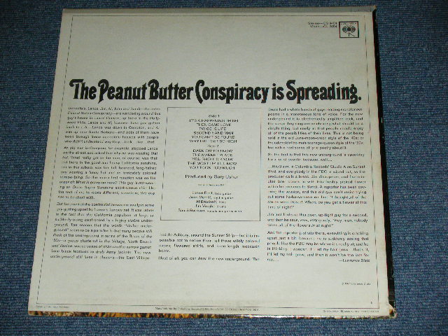 画像: THE PEANUT BUTTER CONSPIRACY (GARY USHER Works) - IS SPREADING (GARY USHER Works) - IS SPREADING (Ex++, Ex+/Ex++ WOBC) / 1967 US AMERICA ORIGINAL 1st Press "2 EYES Label" MONO Used LP 