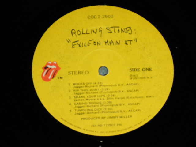 画像: ROLLING STONES - EXILE ON MAIN ST. ( With POSTCARDS-SEPATRATS  : With Original Inner Sleeves : Ex+/Ex+++ Looks:Ex)   / 1972 US AMERICA ORIGINAL Used 2 LP's 