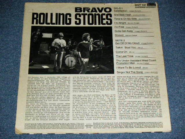 画像: ROLLING STONES - BRAVO ( VG/VG+++ )  /  1965 WEST GERMAN GERMANY ORIGINAL Used LP 