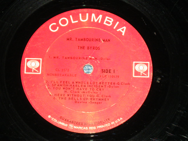 画像: THE BYRDS - MR.TAMBOURINE MAN ( VG++/VG+++ ) / 1965 ORIGINAL 1st Press Label MONO Used LP