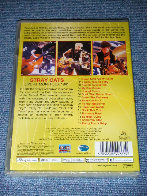 画像: STRAY CATS  - LIVE AT MONTREUX1981 / Europe?? BRAND NEW SEALED DVD 