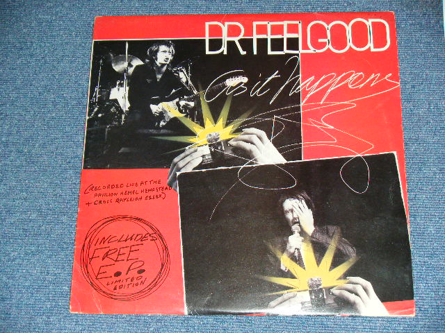 画像: DR.FEELGOOD - AS IT HAPPENS ( With Bonus EP : Ex+/Ex+++ ) /  1979 UK ENGLAND ORIGINAL Used LP With Bonus EP 