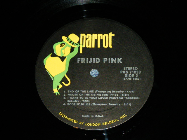 画像: FRIJID PINK フリジド・ピンク - FRIJID  PINK   ( VG++/Ex+  ) / 1970 US AMERICA ORIGINAL  Used LP 