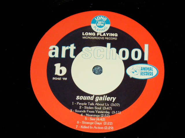 画像: ART SCHOOL - SOUND GALLERY / 1999? SPAIN ORIGINAL Brand New LP 