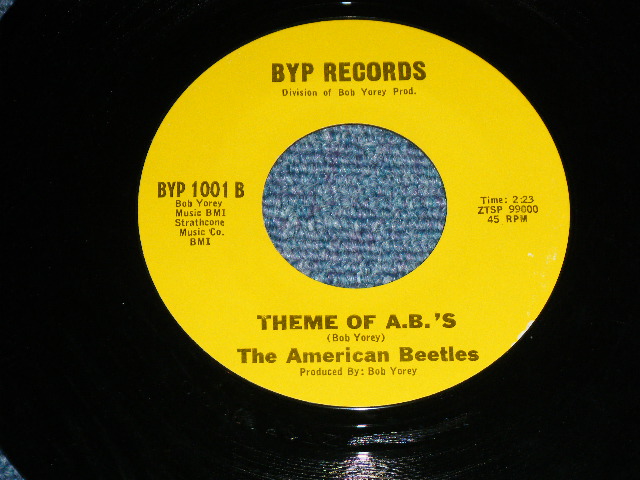 画像: THE BEETLES ( 60's AMERICAN GARAGE!)  - SHE'S MINE   ( Ex+++.Ex+++ )/ 1964 US AMERICA ORIGINAL Used 7"45 