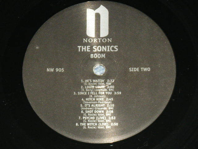 THE SONICS - THE SONICS BOOM / 1998 US ORIGINAL Used LP ...
