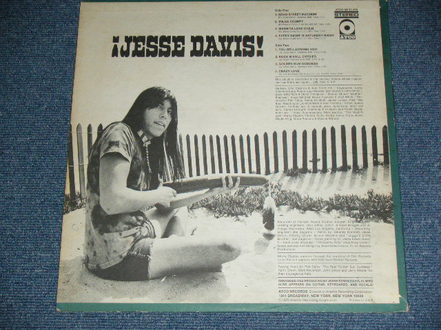 画像: JESSE DAVIS  - JESSE DAVIS ( Ex+/Ex+++,B-1 : Ex )  / 1970 US AMERICA  ORIGINAL Used LP 