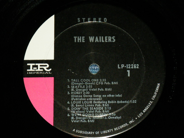 画像: The WAILERS - TALL COOL ONE  ( Ex++,Ex/Ex++ )   /  1964 US ORIGINAL STEREO  Used  LP