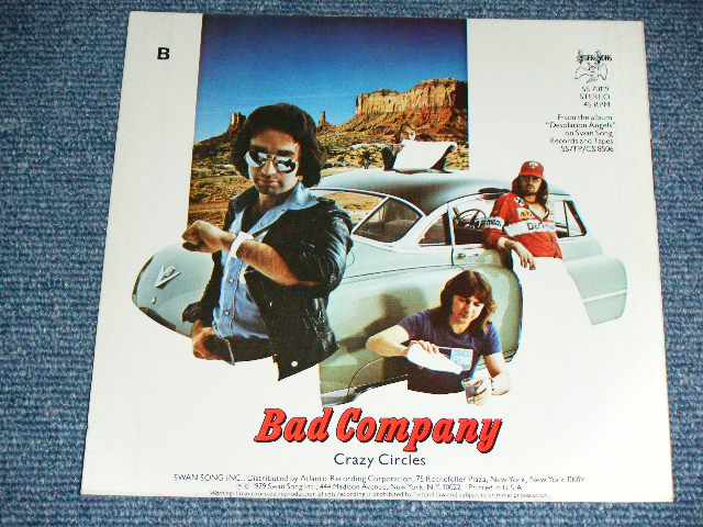 画像: BAD COMPANY - ROCK 'N' ROLL FANTASY (Ex+++/MINT-)  / 1979 US AMERICA ORIGINAL Used 7" Single with PICTURE SLEEVE  