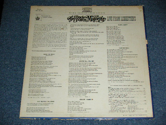 画像: The BACK PORCH MAJORITY - LIVE FROM LEDBETTER'S  ( VG+++./Ex++ )   /  196 US AMERICA ORIGINAL  STEREO  Used  LP