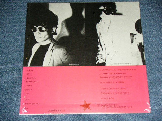 画像: SUICIDE - SUICIDE  / 1977 US AMERICA  ORIGINAL Used LP 