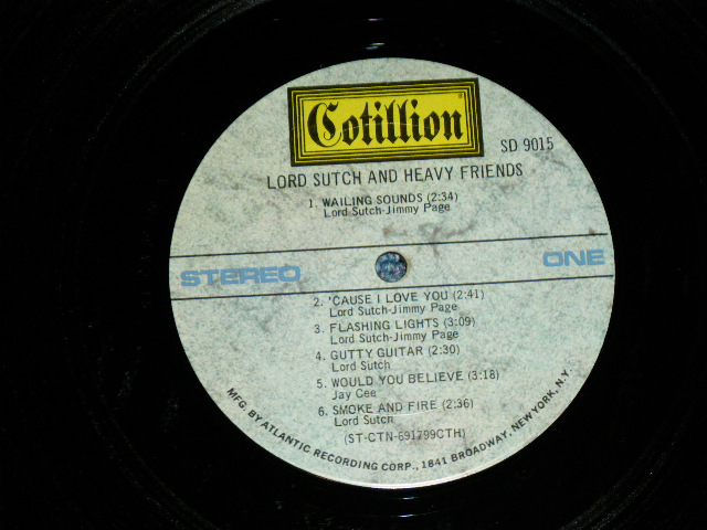 画像: LORD SUTCH & Heavy Friends -  LORD SUTCH & Heavy Friends  ( Ex/Ex+++ ) / 1970 US AMERICA ORIGINAL Used LP  