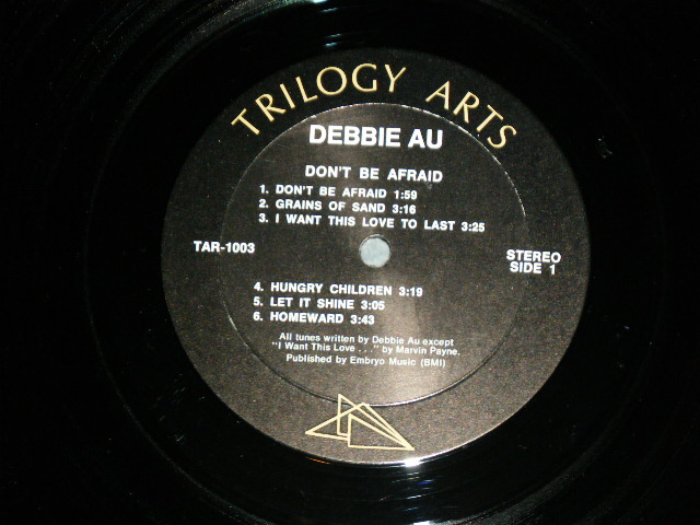 画像: DEBBIE AU ( Female Singer Song Writer)  - DON'T BE AFRAID / 1972 US AMERICA ORIGINAL Used LP Relaese from INDIES  