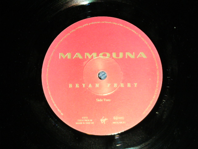 画像: BRYAN FERRY - MAMOUNA  ( Ex++/MINT Unplayed Dead Stock )  / 1994 UK ENGLAND ORIGINAL LP  