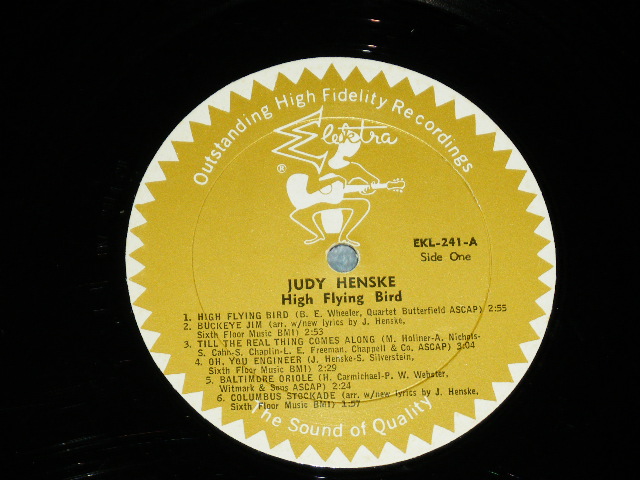 画像: JUDY HENSKE -.HIGH FLTING BIRD ( Ex++,Ex+/Ex++ ) / 1960's US ORIGINAL MONO Used LP