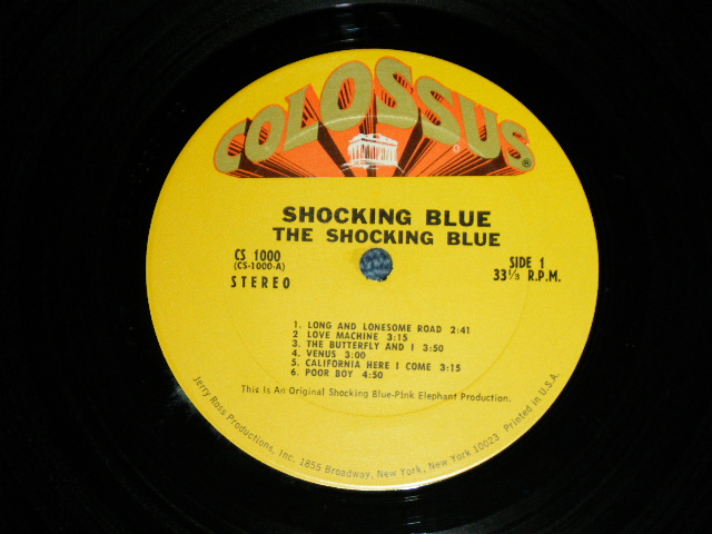 画像: The SHOCKING BLUE - A) VENUS   B) HOT SAND (Ex/Ex) / 1969 US AMERICA ORIGINAL Used 7" 45 rpm Single