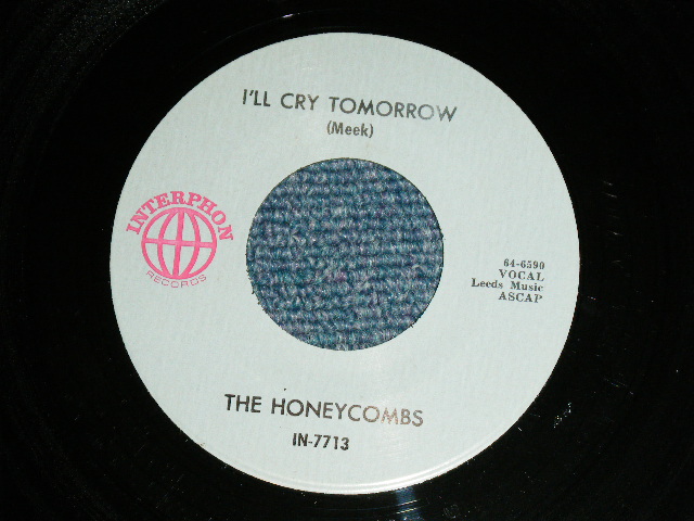 画像: The HONEYCOMBS -  I CAN'T STOP : I'LL CRYTOMORROW ( VG++/MINT-)  / 1964 US AMERICA ORIGINAL  Used  7" Single with PICTURE SLEEVE  